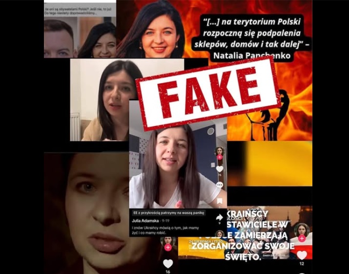 Przykład deepfake – ilustracja propagandy